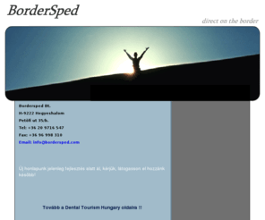 bordersped.com: Bordersped Bt.
Bordersped Bt