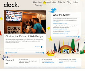 clocktv.co.uk: Clock / Award-winning Web design, on-line marketing, and one of the top-100 digital media agencies in the UK.
Award-winning Web design, on-line marketing, and one of the top-100 digital media agencies in the UK.