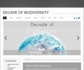 decadeofbiodiversity.com: Decade of Biodiversity
 | recognising the value of biodiversity