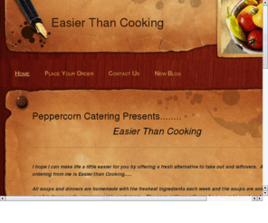 easierthancooking.com: Welcome to Peppercorn Catering
