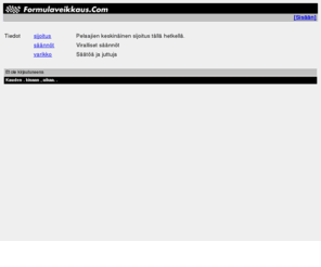 formulaveikkaus.com: Formulaveikkus(tm)
