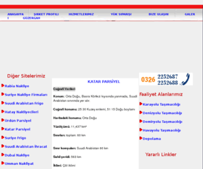 katarparsiyel.com: SAYGINLAR ULUSLARARASI TASIMACILIK
Sayginlar Uluslararasi Tasimacilik, Suudi Arabistan Nakliye, Parsiyel, Lubnan Nakliye, Suriye Nakliye