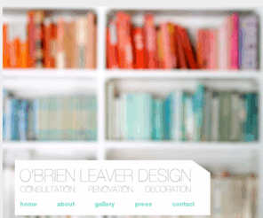 obrienleaverdesign.info: home
Interior design and consultation.