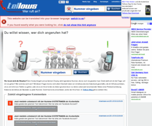 tellows.info: Tellows - Die Community für Telefonnummern und Telefonspam
Du suchst Details zu der Nummer, die dich angerufen hat? Dann bist du hier richtig in der großen Community zu Telefonnummern. Schau dir die Kommentare anderer User an und bewerte selbst.