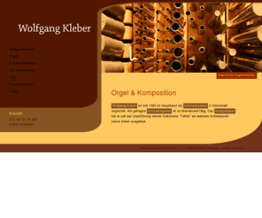 wolfgangkleber.de: wolfgang kleber | kompositionen, orgel
wolfgang kleber | kompositionen, orgel