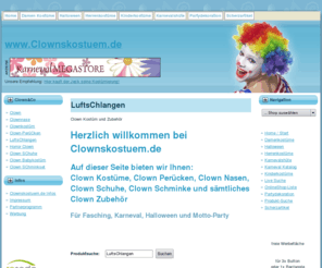 xn--clownkostme-1hb.com: Clown Kostüm und Zubehör
Clown Kostüm, Karneval Kostüme und Zubehör für Clown-Kostüme für Karneval, Fasching, Motto-Party oder Kindergeburtstag günstig online bestellen. 