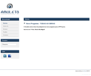 amuleto.pt: Notícias
Amuleto, produção audiovisual