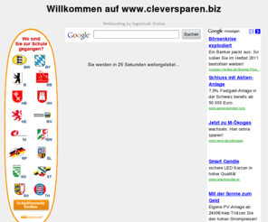 cleversparen.biz: WWW.CLEVERSPAREN.BIZ - Ingolstadt Online GmbH
Ingolstadt Online - Webhosting, Serverhousing, Colocation, IT-Service