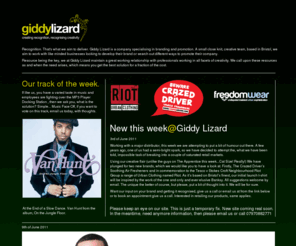 giddylizard.com: Giddy Lizard | Homepage
Giddy Lizard branding, graphic design, photography and web design