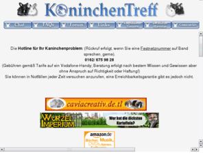 kaninchentreff.de: www.KANINCHENTREFF.de - Das Forum für Kaninchen, Nager und Vögel aller Art
Ein Forum für Beratung, Hilfe und Informationen zu Kaninchen, Nagetieren sowie allen Arten von Vögeln.