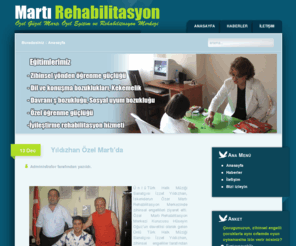 martirehabilitasyon.com: Hoşgeldiniz
İskenderun Özel Güzel Martı Özel Eğitim ve Rehabilitasyon Merkezi