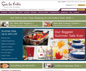 suriatable.com: Cookware, Cutlery, Dinnerware, Bakeware | Sur La Table
Shop Sur La Table for the finest cookware, dinnerware, cutlery, kitchen electrics, bakeware and more. Our cooking class program is one of the largest in the nation.