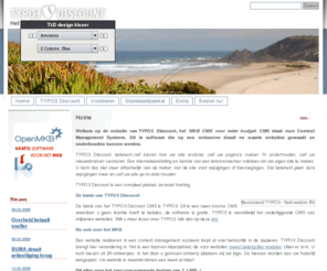 typo3discount.nl:  Home |  TYPO3 Discount
TYPO3Discount is het betaalbare CMS voor het MKB, een complete TYPO3 website voor ?1.950,-. Belt u ons op 026-442 1950 of stuur een email naar info@typo3discount.nl voor meer informatie.
