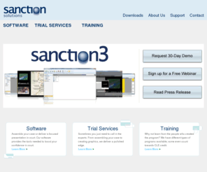 verdictsystems.com: Sanction Solutions – software, trial services, training
Leading innovation in the courtroom with Sanction and Verdical with expanded services in software and trial and training services.
