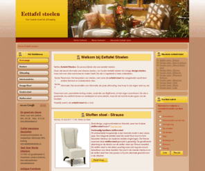 eettafelstoelen.net: Nellies Eettafel stoelen
Alle informatie over eettafel stoelen. Ik zoek uit welke sites betrouwbaar zijn, welke goede informatie geven en behandel de geschiedenis van meubilair.