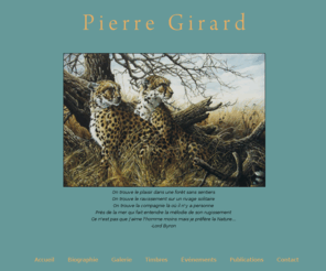 pierregirard.com: Pierre Girard, peintre animalier
Pierre Girard peintre animalier