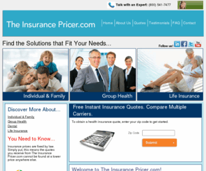 thehealthinsurancepricer.com: Health Insurance Houston | The Insurance Pricer.com
Get instant, FREE quotes for Houston, Texas individual, family, group, dental and life insurance. 