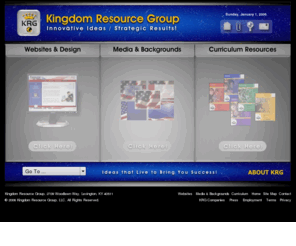 kingdomresourcegroup.net: Kingdom Resource Group - Innovative Ideas / Strategic Results!
Kingdom Resource Group offers professional design and consulting services, presentation backgrounds and templates, and curriculum resources.