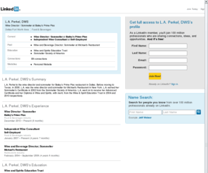 laperkel.com: L.A. Perkel, DWS  | LinkedIn
View L.A. Perkel, DWS's professional profile on LinkedIn.  LinkedIn is the world's largest business network, helping professionals like L.A. Perkel, DWS discover inside connections to recommended job candidates, industry experts, and business partners.