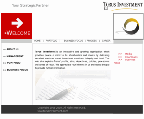 torusinvestment.com: Torus Investment LLC
Torus Investment LLC is registered in Dubai UAE as an investment holding company and has invested directly and indirectly in various real estate, manufacturing and service industry projects.
