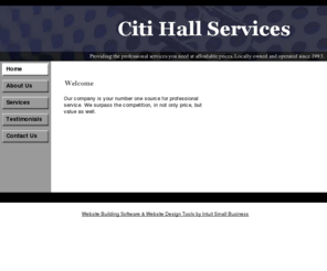 citihallde.com: Home
Professional Service