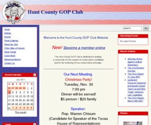huntgopclub.org: Hunt County GOP Club - Home
Hunt County GOP Club - Republican Club of Hunt County