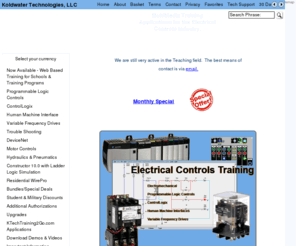 koldwater.com: PLC - ControlLogix - Motor Control - DeviceNet - HMI - VFD Training - Web Based Training
PLC Training, ControlLogix Training, Motor Control Training, DeviceNet Training, HMITraining and VFD Training.  SCORM Compliant Web-Based modules for schools and Apprentice Programs.  Web-Based Training for Individuals.