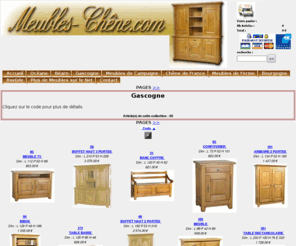 meubles-chene.com: Meubles en chene massif. Magasin en ligne
Meubles et mobilier en chene massif  chez meubles chene a prix discount, buffets, tables, bancs, vitrines, bibliotheques, bureaux, meubles tv  