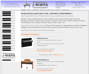 pianowerner.de: Startseite - Pianohaus Werner ~ Ihr Klavierstimmer in Bnde
