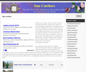 suncatchersgarden.com: | Sun Catchers
Sun Catchers Welcome to our website. Here he will find a variety of information about some catchers. Some catchers are colorful prismatic ornaments that can