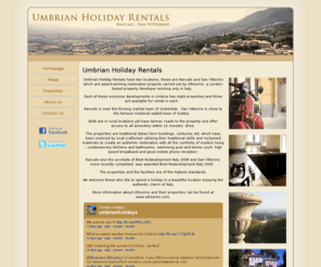 umbrianholidayrentals.com: Umbrian Holiday Rentals
Ultissimo are an Italian property developer based between London and Italy. Our heritage is with Umbrian developments. All of our developments are exclusive with limited numbers to ensure they remain elite.
