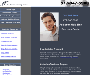 addiction-help-line.com: Addiction Help Line
Addiction alcoholism drug addiction referral