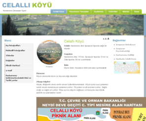 celallikoyu.com: Celallı Köyü - Celallı Köyü
Kastamonu Şenpazar ilçesi Celallı Köyü'nü tanıtan bir site