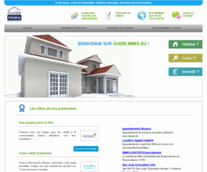 guide-immo.eu: Guide immo : investir immobilier, loi scellier et girardin, defiscalisation
 Investir immobilier. Réussir votre projet d'investissement locatif dans une résidence secondaire ou une résidence principale avec le guide de l'immobilier. La loi Girardin et la loi Scellier pour bénéficier de réductions d'impôts et défiscalisation. 