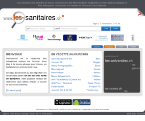 les-sanitaires.com: Les sanitaires en Suisse - Swissportail, l'information en 2 clics!
sanitaires en Suisse sont sur Swissportail, l'information en 2 clics!