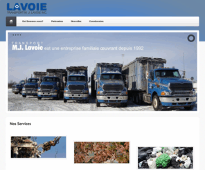 mjlavoie.com: Transport M. J. Lavoie | Gestion des matières compostables, recyclables ainsi que les déchets résidentiels.
Transport M. J. Lavoie est une entreprise familiale œuvrant depuis 1992 dont la mission principale est la gestion des matières composables et recyclables ainsi que la gestion des déchets résidentiels.