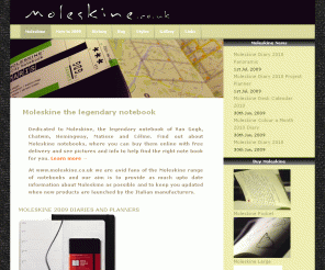 moleskine.co.uk: Homepage ~ Moleskine.co.uk
