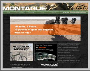 usarmybike.com: Montague Paratrooper- Tactical Folding Mountain Bike
The Montague Paratrooper tactical mountainbike is a full size folding bike designed to drop with an airborne soldier and hit the ground rolling. This bicycle folds to fit anywhere while still offering superior ride quality.