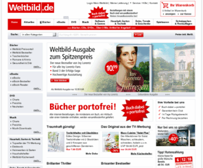 xn--prsentverlag-hcb.info: Weltbild.de - Bücher versandkostenfrei, DVDs, CDs, Spielzeug, PC Spiele und vieles mehr
Bücher portofrei bei Weltbild.de. Über 3 Mio. Artikel: Bücher, DVDs, CDs, Geschenke, Elektronik, Software & Spielwaren mit bis zu 50% Preisvorteil gegenüber früheren Ladenpreisen!