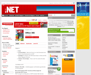 asp-mag.net: it republik - DotNet
dotnet.de - Das Fachportal zu allen dot.net-Themen!