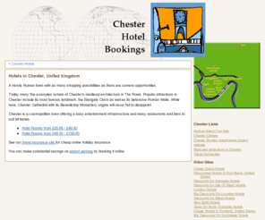 chester-hotel-bookings.co.uk: Hotels in Chester, United Kingdom from Chester Hotel Bookings
Stylish luxurious hotels in and around Chester, and all at discounted prices.