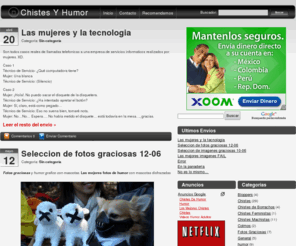 chistesyhumor.com: Chistes y Humor
Los mejores videos de humor, fotos divertidas, chistes y bromas graciosas