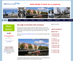 dublincityrivercruises.com: Liffey River Cruises | Home
Sight-Seeing Cruises on Dublins River Liffey Boat Trips Visitor Attraction.