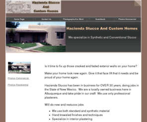 hacienda-stucco.com: Hacienda Stucco And Custom Homes
Home Page