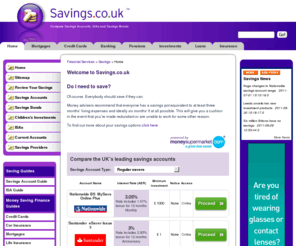 savings.co.uk: Compare Savings Accounts, ISAs and Savings Bonds from UK Banks
Find the best interest rates for your savings by comparing leading savings accounts, ISAs, savings bonds, instant access and fixed rate savings accounts.