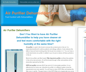 airpurifierdehumidifier.com: Air Purifier Dehumidifier
Air Purifier Dehumidifier: Get air purifiers and dehumidifiers at best price.