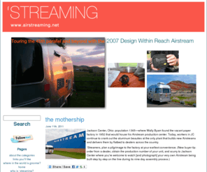 airstreaming.net: 'Streaming
Exploring the Northwest and beyond with the 2007 DWR Airstream.   