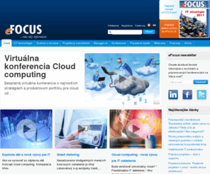 efocus.sk: eFOCUS - špecializovaný portál o znalostnej spoločnosti a informačných technológiách
