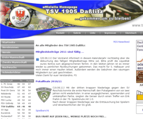 tsvdasslitz.de: TSV 1905 Daßlitz ... gekommen um zu bleiben.
Sportverein TSV 1905 Daßlitz - Starker Verein. Starke Homepage