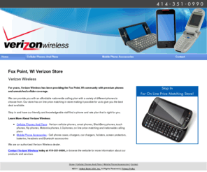 verizonwirelesswi.com: Verizon Store Fox Point, WI - Verizon Wireless
Verizon Wireless provides premium phones and unmatched cellular coverage to Fox Point, WI. Call 414-351-0990 for more information.